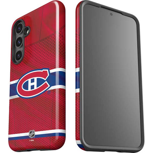 NHL Montreal Canadiens Home Jersey Galaxy S24 Plus Impact Case